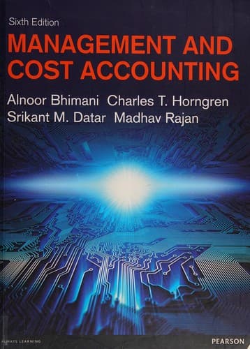 Tapa de Management and Cost Accounting