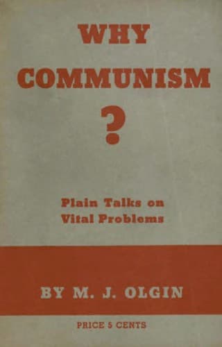 Tapa de Why Communism?