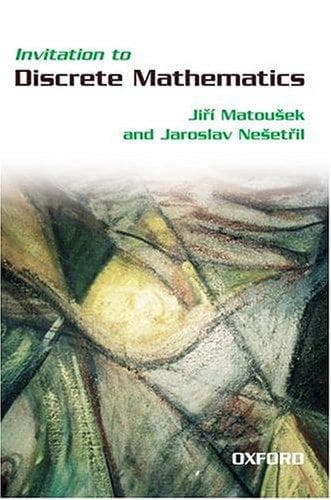 Tapa de Invitation to discrete mathematics