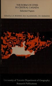 Tapa de The form of cities in central Canada: selected papers