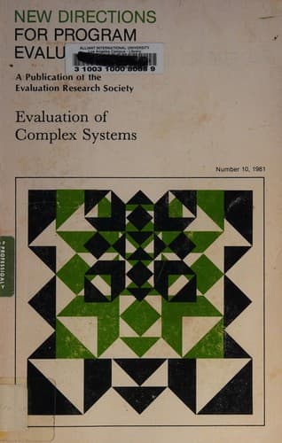 Tapa de Evaluation of complex systems