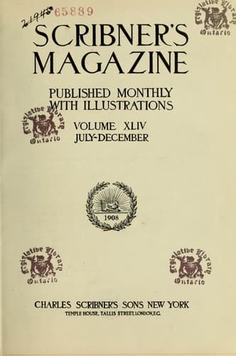 Tapa de Scribner's magazine