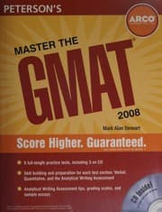 Tapa de Master the GMAT 2008
