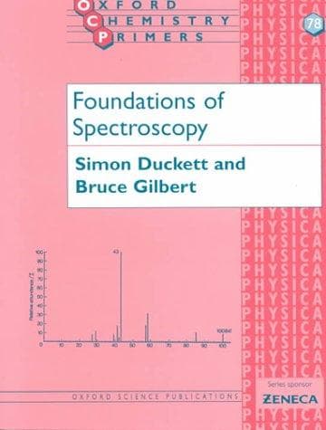Tapa de Foundations of spectroscopy