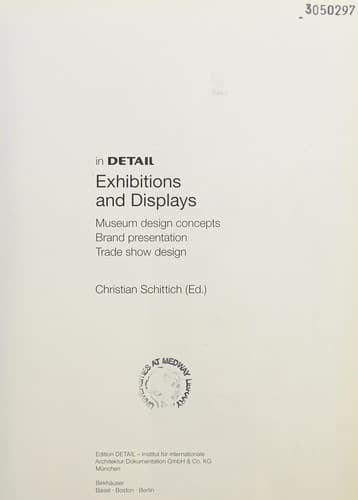 Tapa de Exhibitions and displays