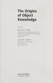 Tapa de Origins of Object Knowledge