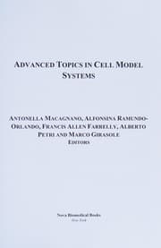 Tapa de Advanced topics in cell model systems