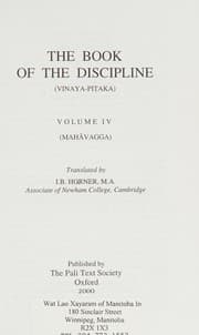 Tapa de The book of the discipline =