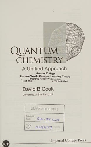 Tapa de Quantum chemistry