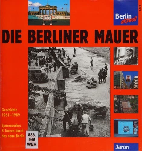 Tapa de Die Berliner Mauer