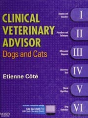Tapa de Clinical veterinary advisor