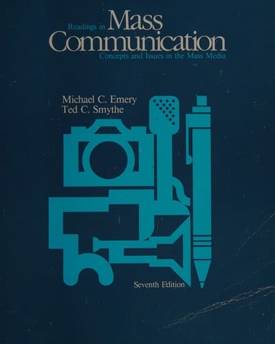 Tapa de Readings in mass communication