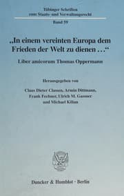 Tapa de "In einem vereinten Europa dem Frieden der Welt zu dienen--"