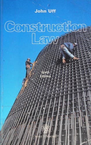 Tapa de Construction Law
