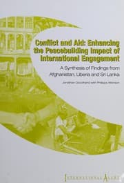 Tapa de Conflict and aid