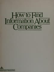 Tapa de How to find information about companies