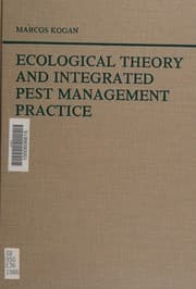 Tapa de Ecological theory and integrated pest management practice