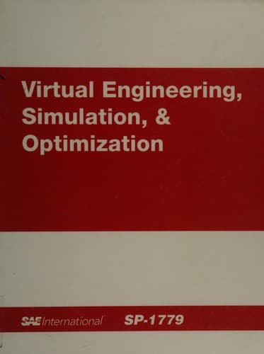 Tapa de Virtual Engineering, Simulation, & Optimization