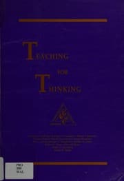 Tapa de Teaching for thinking