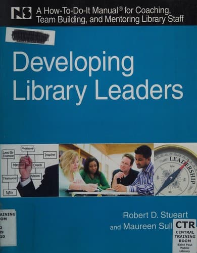 Tapa de Developing library leaders