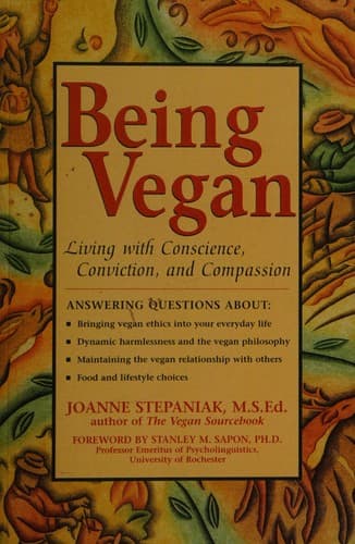 Tapa de Being vegan