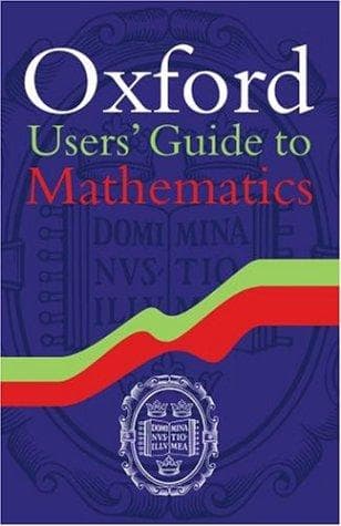 Tapa de Oxford user's guide to mathematics