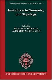 Tapa de Invitations to geometry and topology