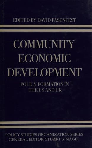 Tapa de Community Economic Development