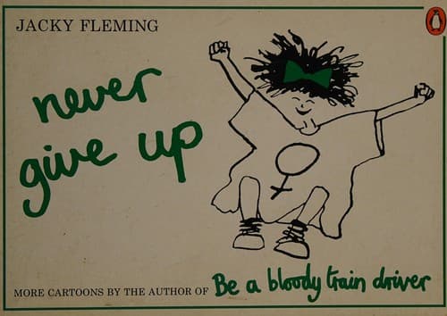 Tapa de Never give up