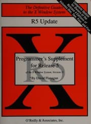Tapa de Programmer's supplement for release 5 of the X Window System, version 11