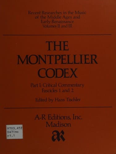Tapa de The Montpellier codex
