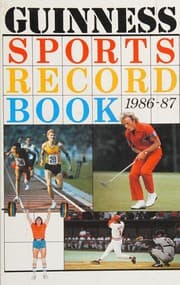 Tapa de Guinness Sports Record Book 1986-1987