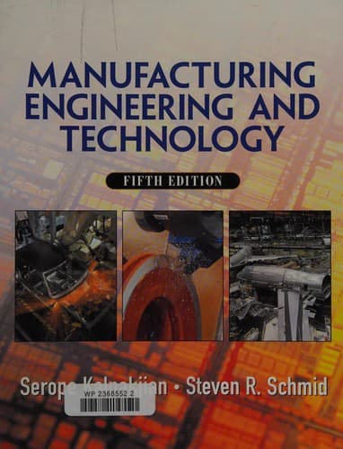 Tapa de Manufacturing engineering and technology
