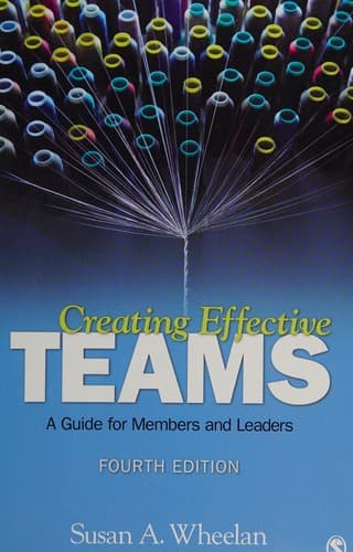 Tapa de Creating effective teams