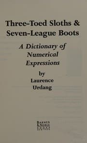 Tapa de Three Toed Sloths and Seven League Boots