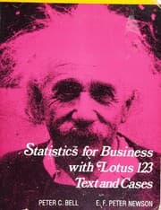 Tapa de Statistics for Business With Spreadsheets