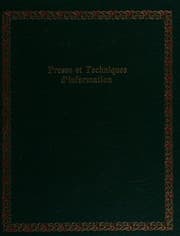 Tapa de Presse et techniques d'information (Bibliothèque Laffont des grands thèmes)
