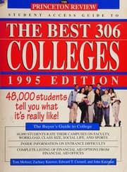 Tapa de Princeton Review Student Access Guide to the Best 306 Colleges 95 ed