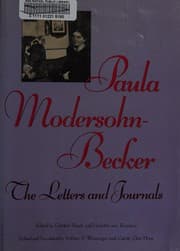 Tapa de Paula Modersohn-Becker, the letters and journals