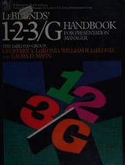 Tapa de LeBlonds' 1-2-3/G handbook for Presentation manager