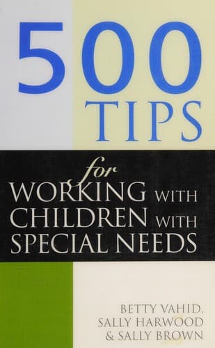 Tapa de 500 tips for working with children with special needs