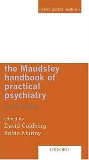 Tapa de Maudsley Handbook of Practical Psychiatry