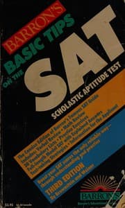 Tapa de Barron's basic tips on the scholastic aptitude test, SAT