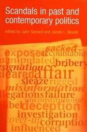 Tapa de Scandals in past and contemporary politics