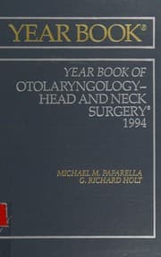 Tapa de The Year Book of Otolaryngology-Head and Neck Surgery 1994