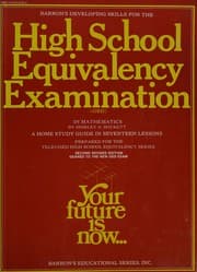 Tapa de Developing skills for the high school equivalency examination (GED) in mathematics