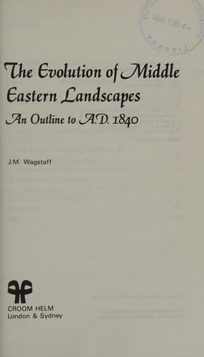 Tapa de The evolution of Middle Eastern landscapes