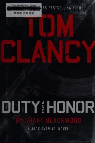 Tapa de Tom Clancy duty and honor