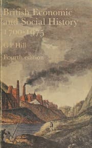 Tapa de British economic and social history, 1700-1975