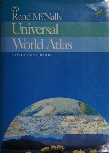 Tapa de Rand McNally universal world atlas